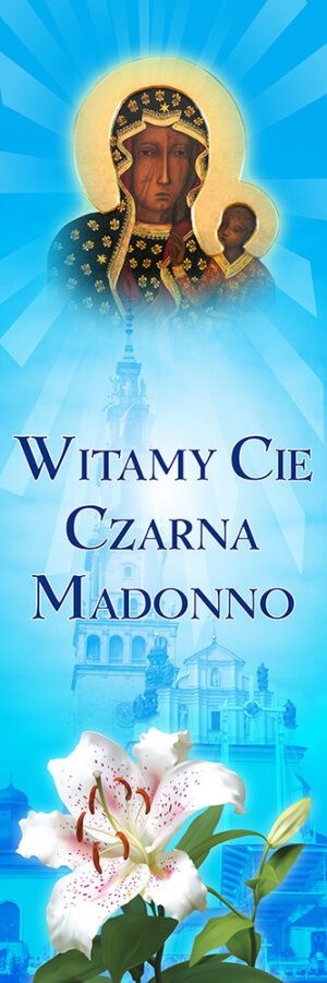 Nr 22 Baner na Nawiedzenie obrazu Matki Bożej