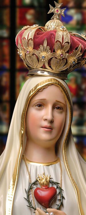 baner na różaniec, idealny do dekoracji kościoła