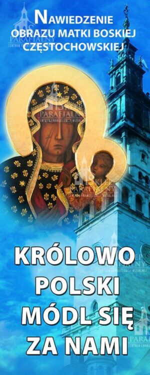 Nr 2 Baner na Nawiedzenie obrazu Matki Bożej