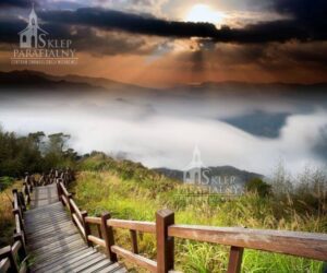 tło do szopki bożonarodzeniowej z motywami Betlejem, aniołów i gwiazd — elegancka, trwała dekoracja podkreślająca duchowy wymiar Świąt.