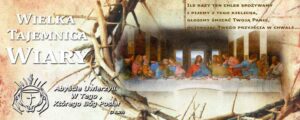 Nr 10 Baner na rok liturgiczny „Wielka tajemnica wiary” 2019/2020