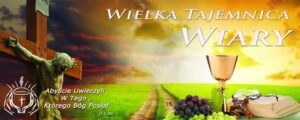 Nr 7 Baner na rok liturgiczny „Wielka tajemnica wiary” 2019/2020