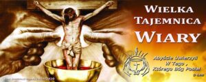 Nr 9 Baner na rok liturgiczny „Wielka tajemnica wiary” 2019/2020