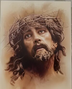 Chusta św Weroniki tkanina dekoracyjna wzór 5 spojrzenie Chrystusa