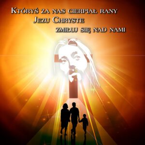 Tło do Ciemnicy 200x200 Któryś za nas cierpiał rany baner 510g