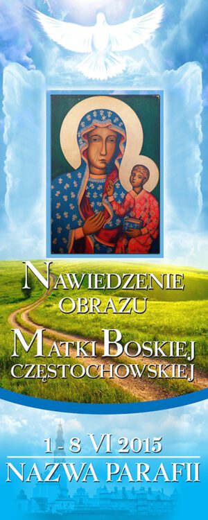Obraz Matki Boskiej Częstochowskiej baner