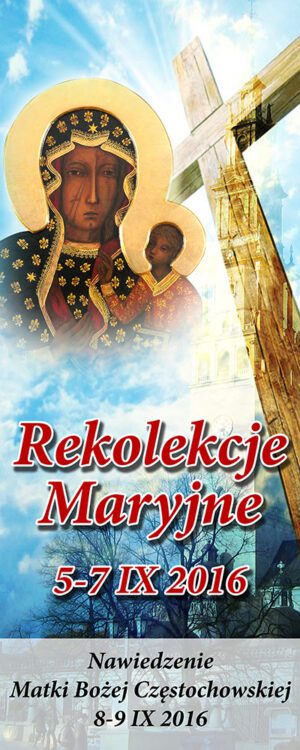 Rekolekcje Maryjne, Częstochowa 2026- dekoracja Obraaz